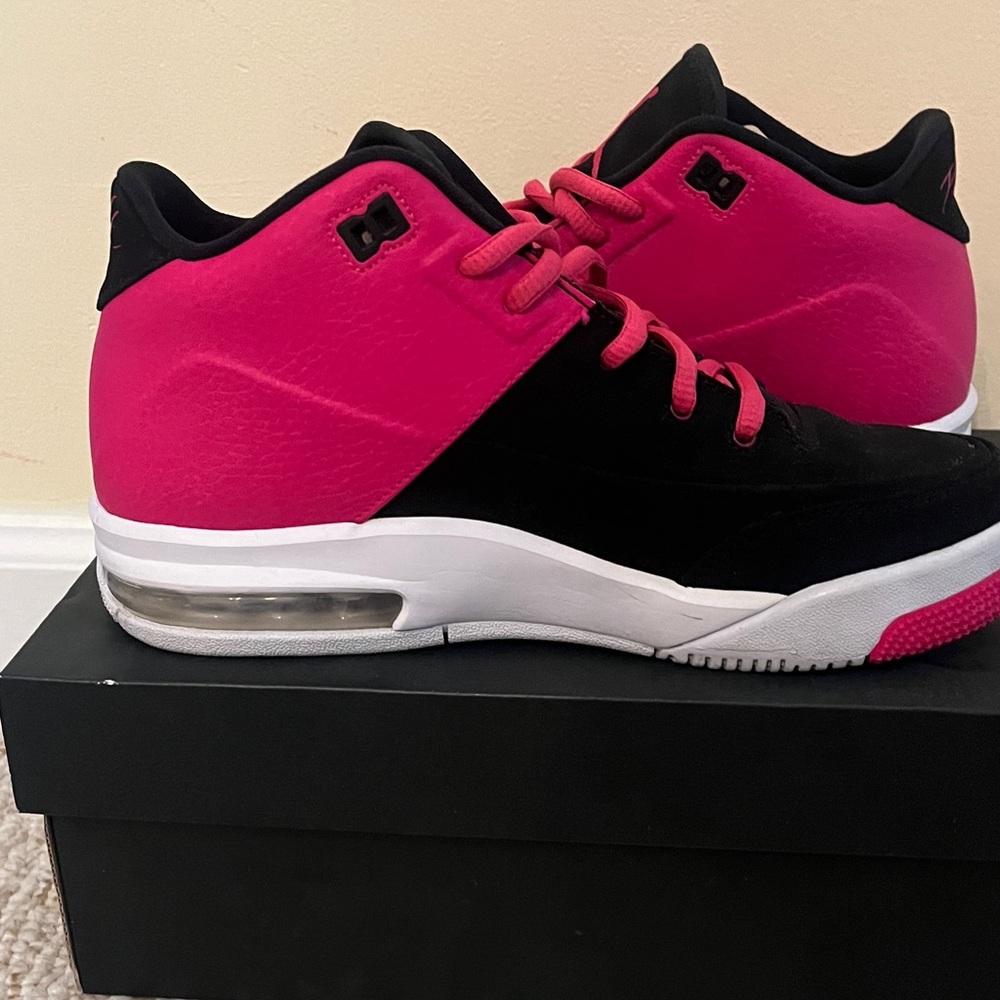 Pink and Black Sneakers